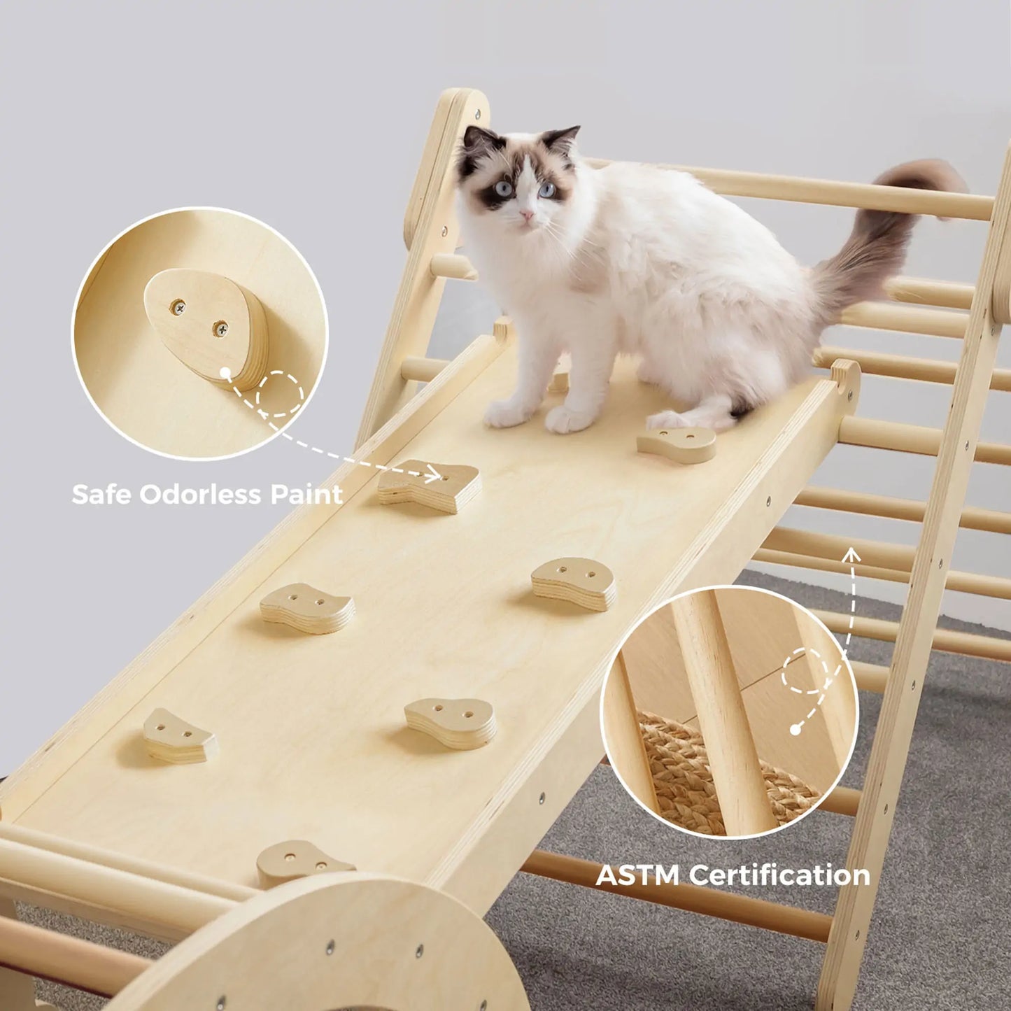 Pikler Triangle Montessori Climbing Set
