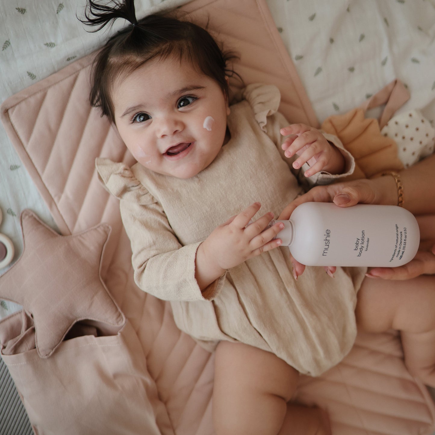 Organic Cotton Star Lovey Blanket