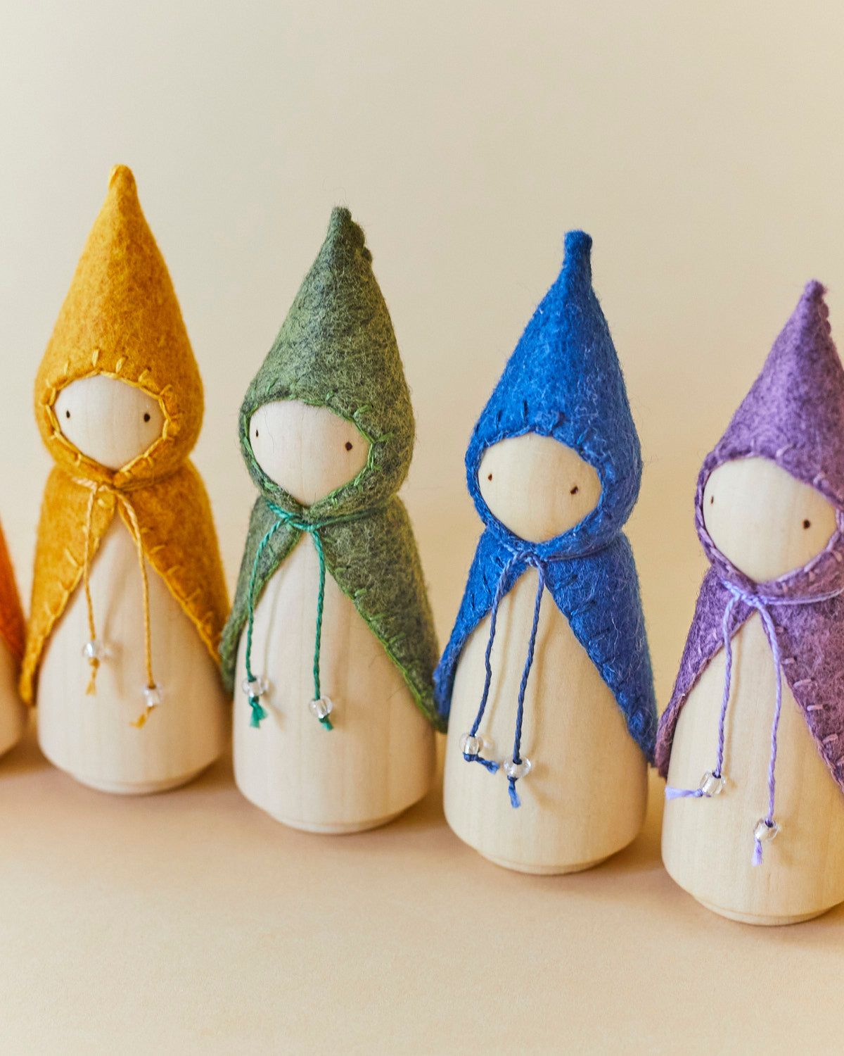 Blue Wooden Gnome