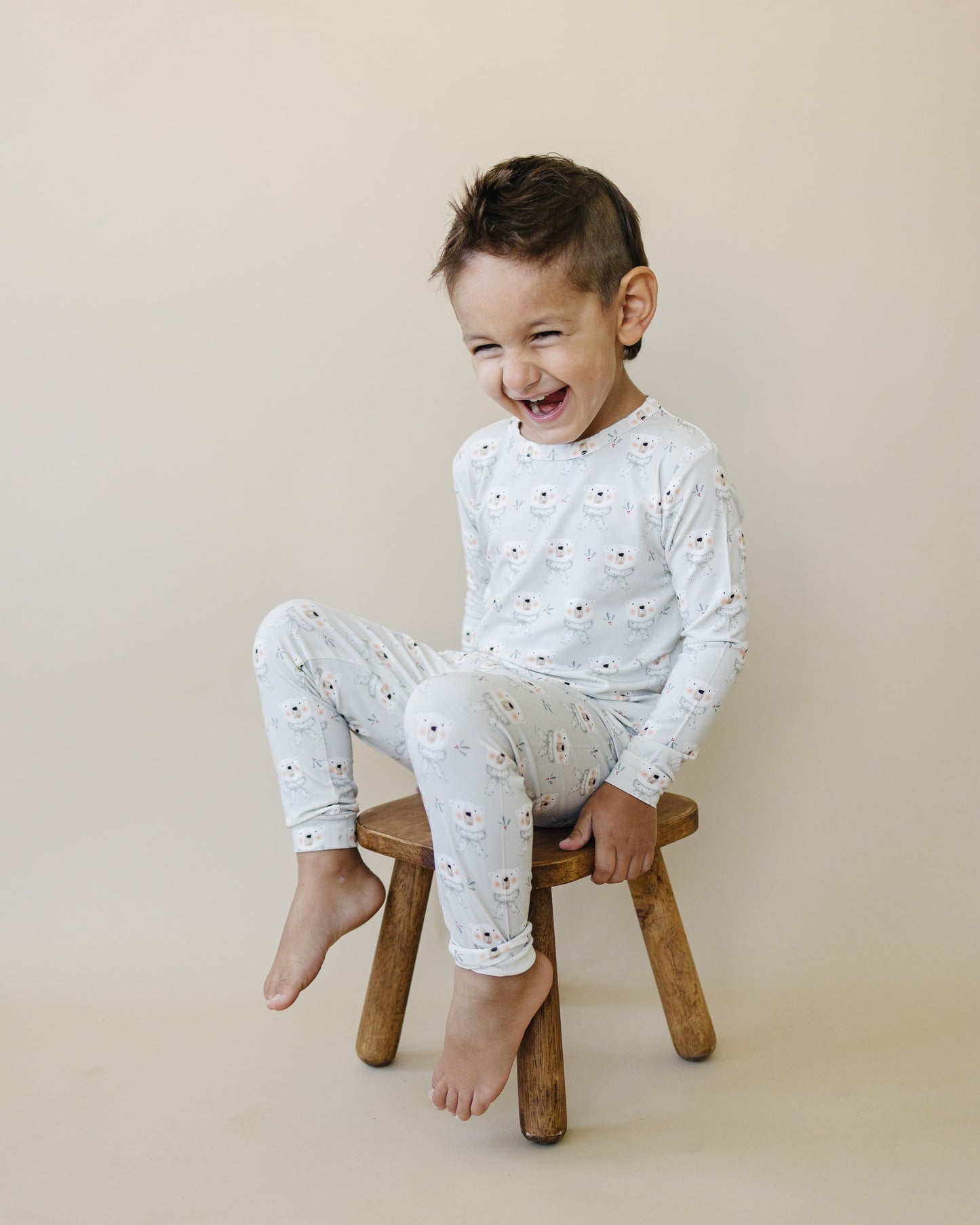 Polar Bear 2pc Bamboo Pajamas