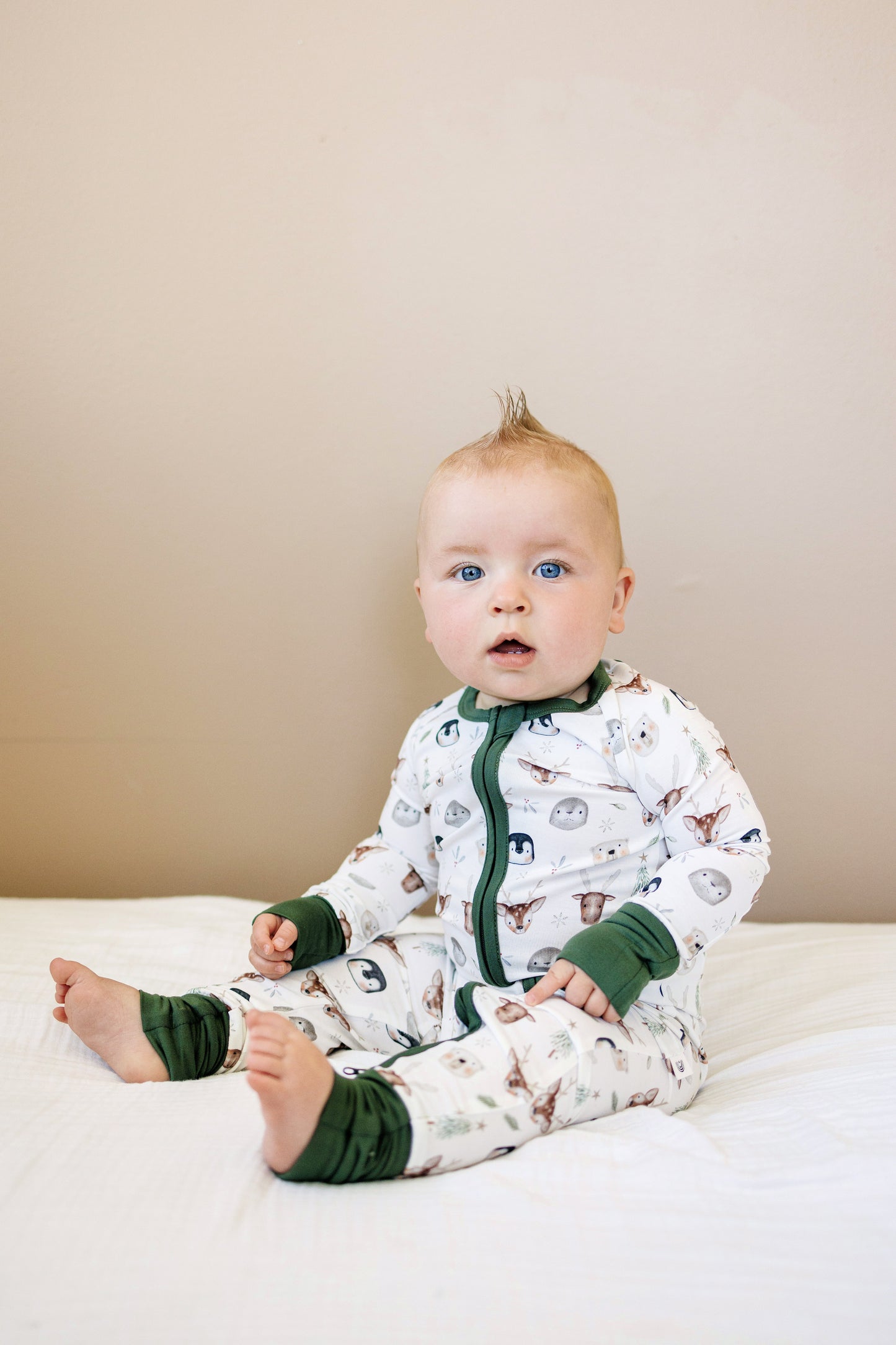 North Pole Pals Bamboo Zippy Romper *0/3m left