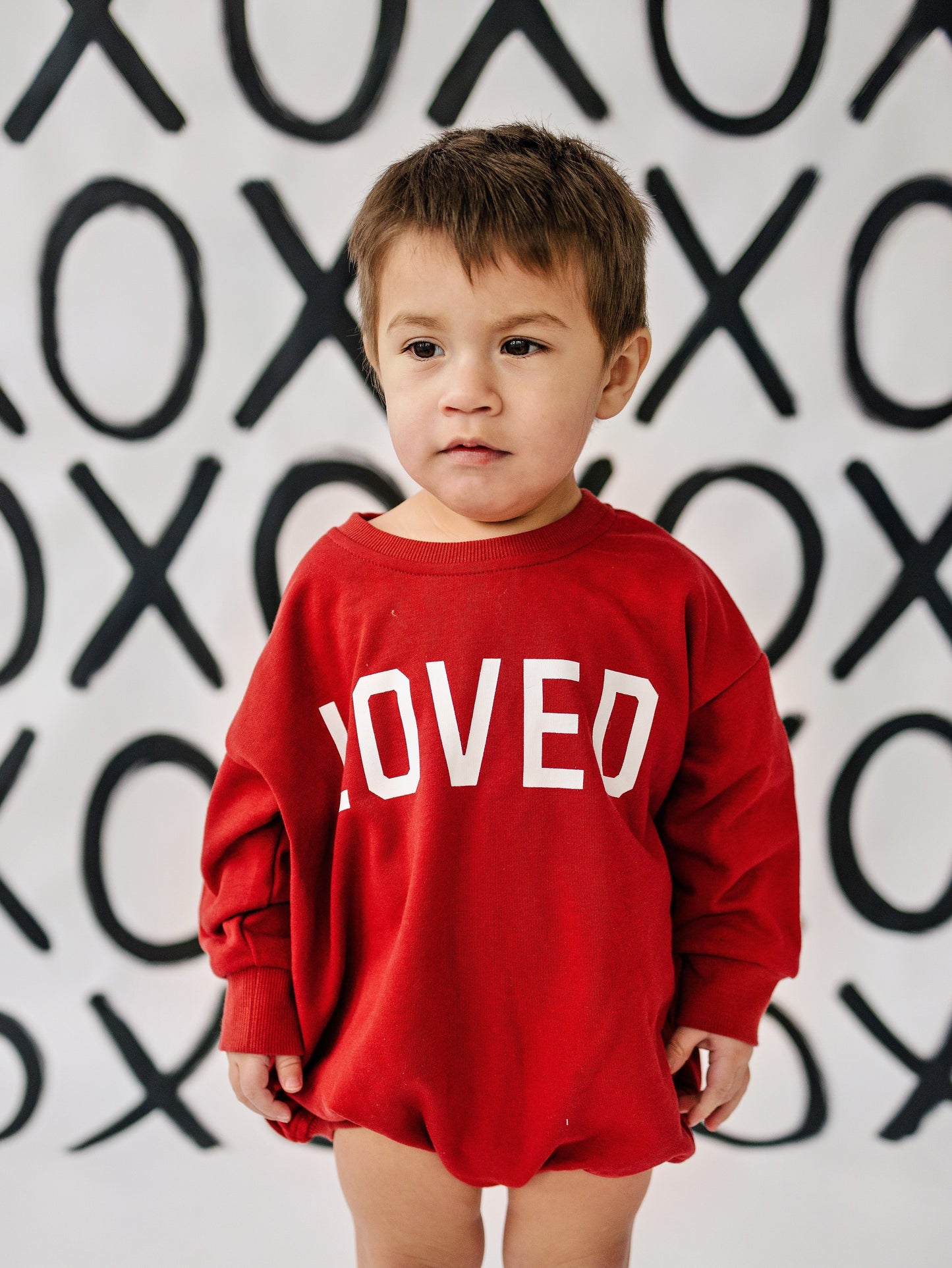 Loved Sweatshirt Romper - more colors