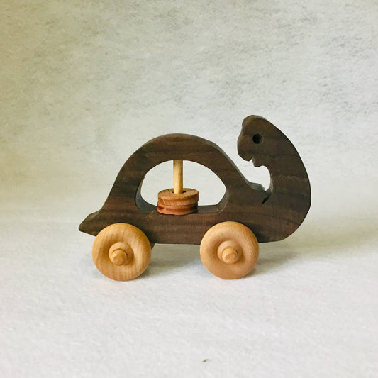 Baby Rattle Turtle / Stegosaurus Push Toy