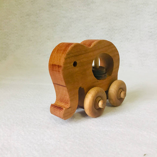 Baby Rattle Elephant Push Toy