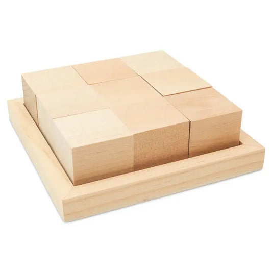 Cube Puzzle with Tray