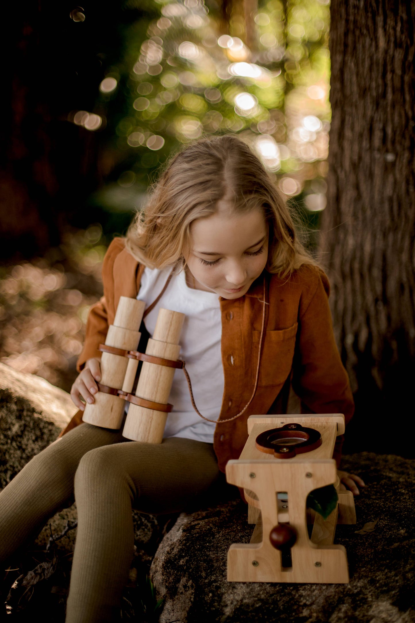 Wooden Microscope for Kids