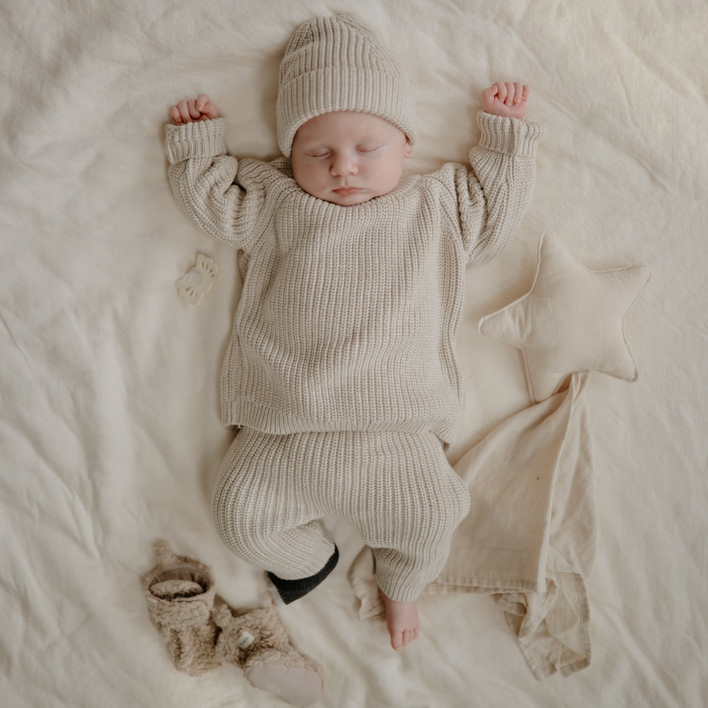 Organic Cotton Star Lovey Blanket