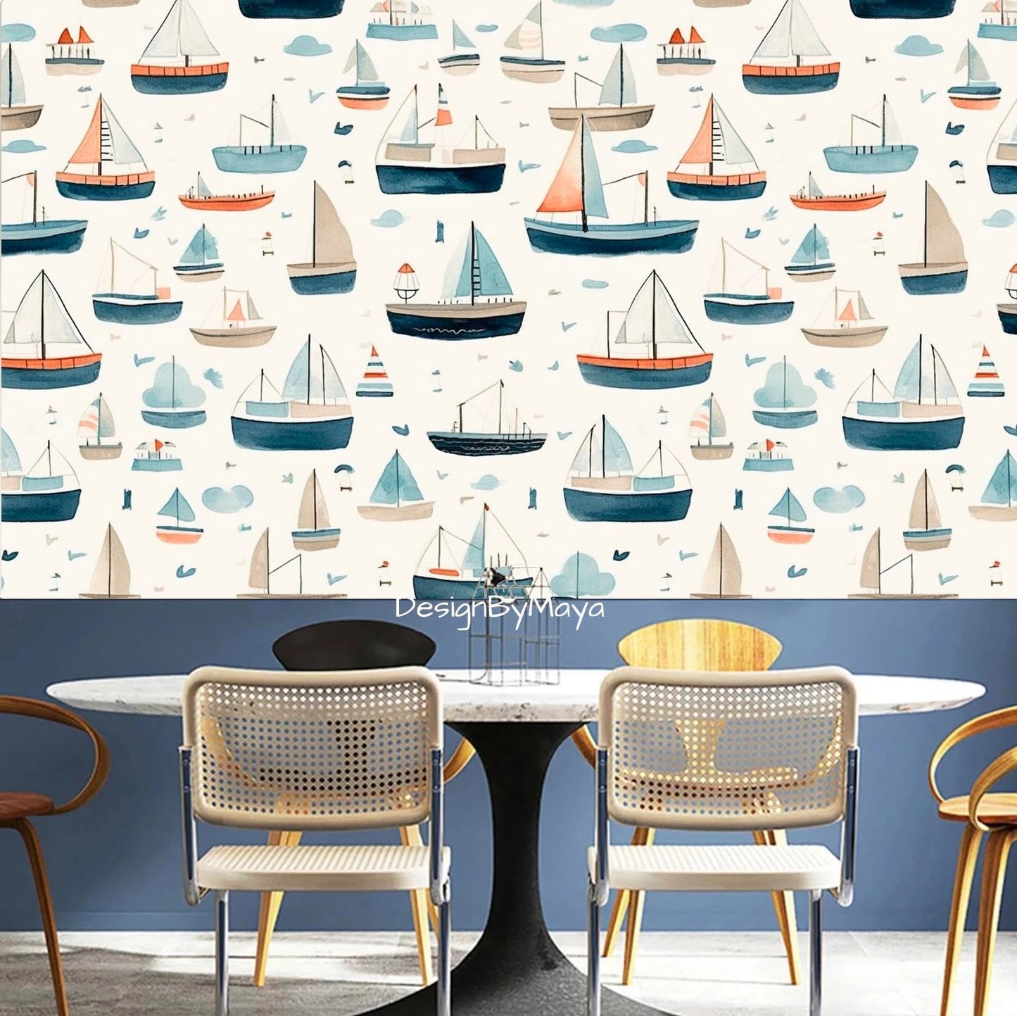 Alphabet Wallpaper - Nursery Wall Decor Wallpapers