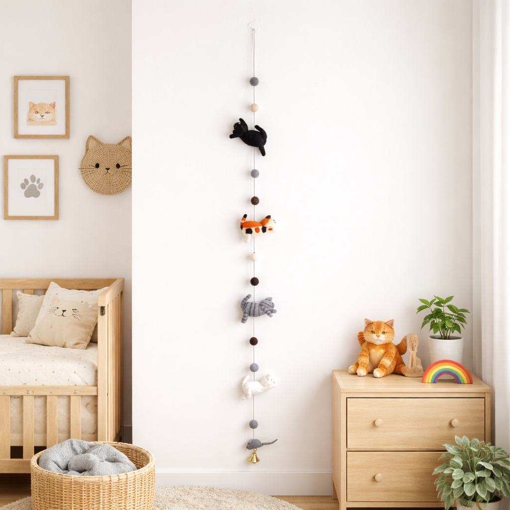 Felt Cat Garland