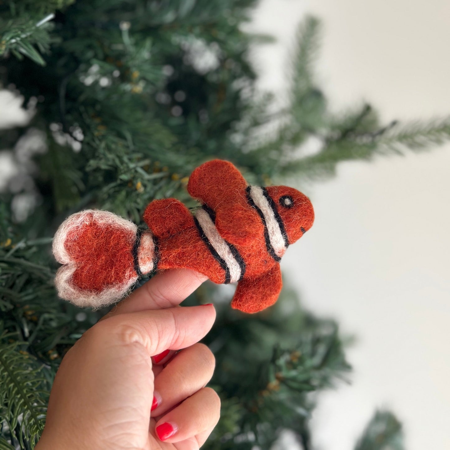 Clown Fish Finger Puppet