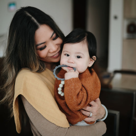 Silicone Flower Teether Bracelets