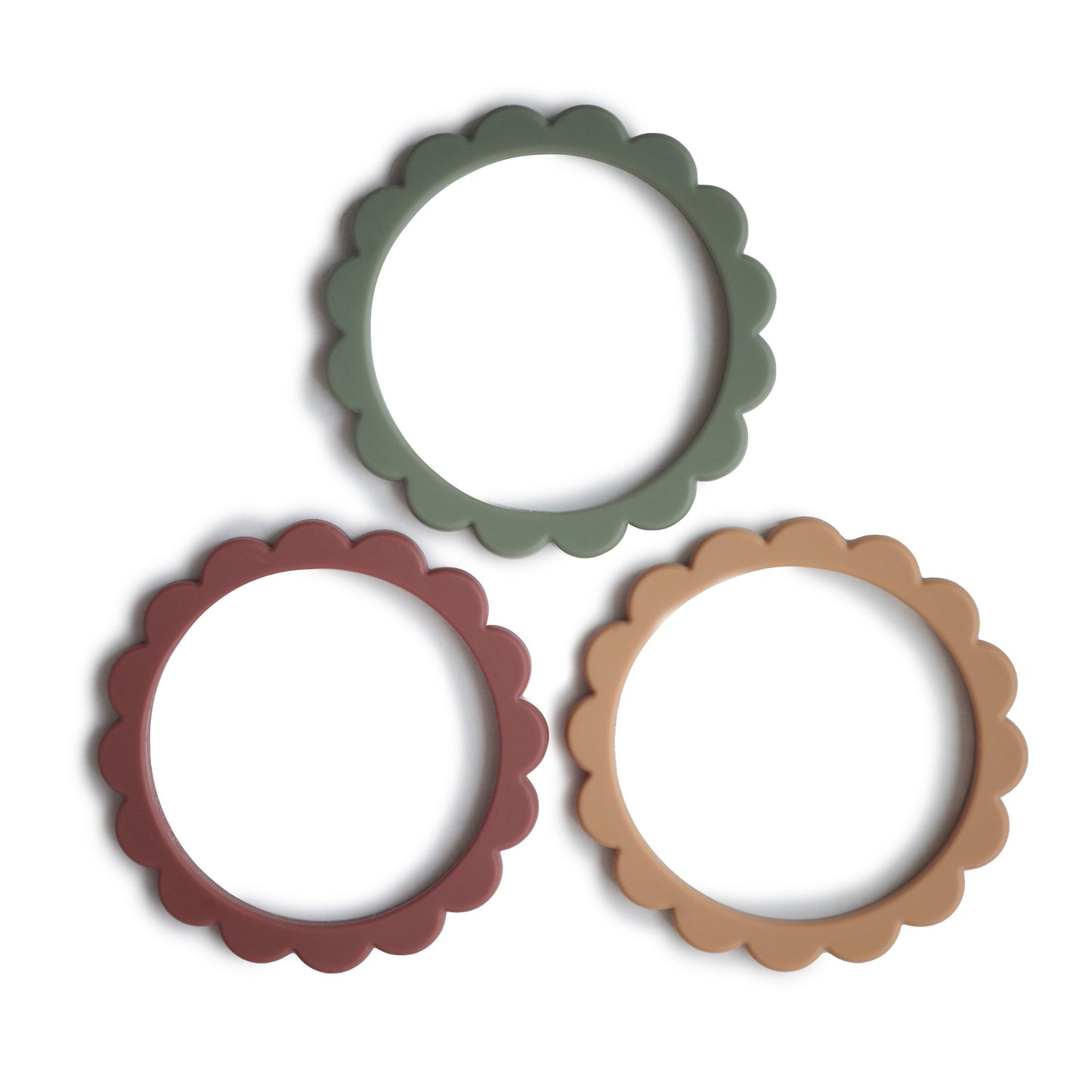 Silicone Flower Teether Bracelets