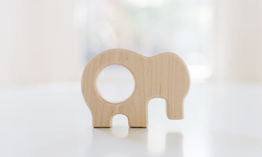 Elephant Wooden Grasping Toy