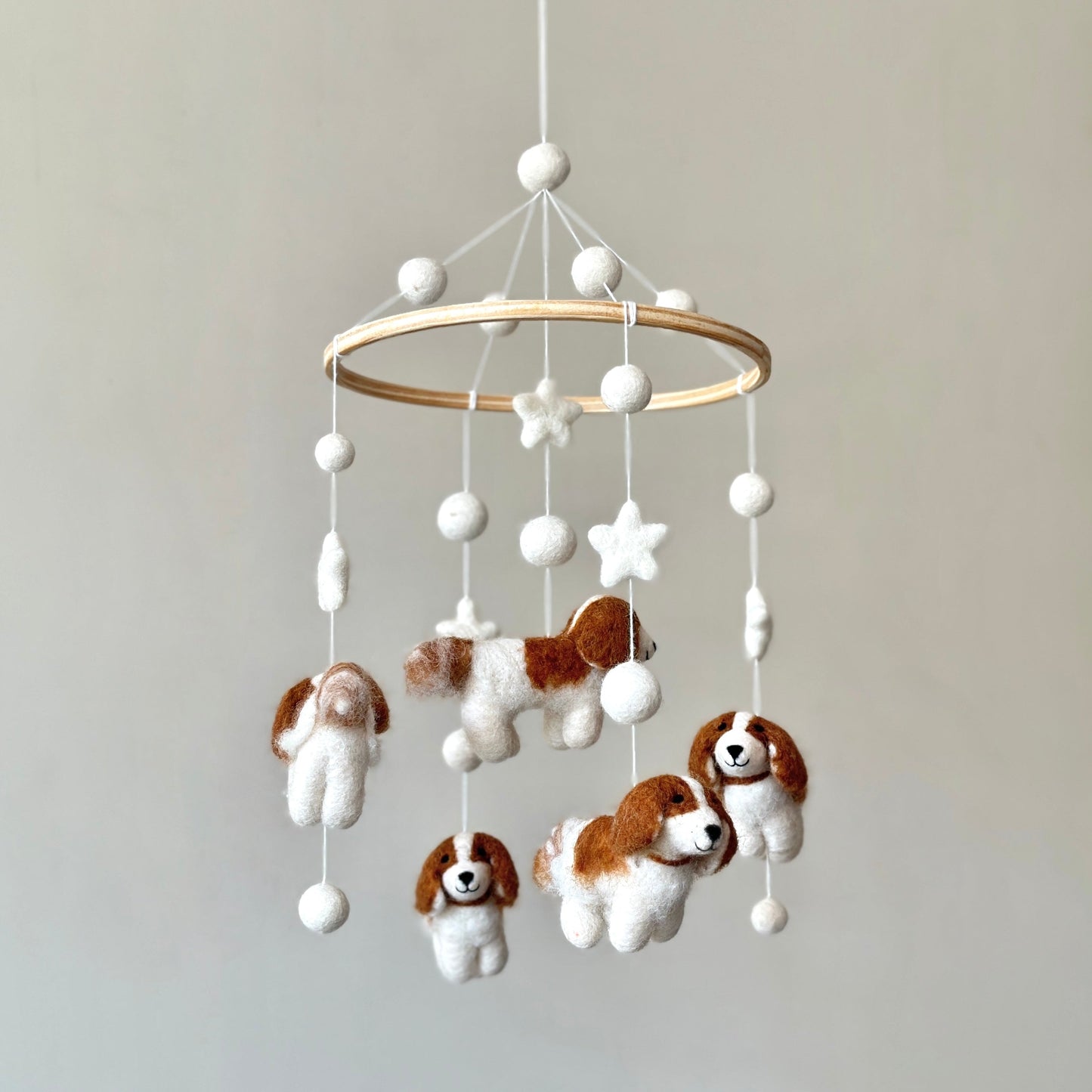 Felt Baby Mobile - Cavalier King Charles Cavalier