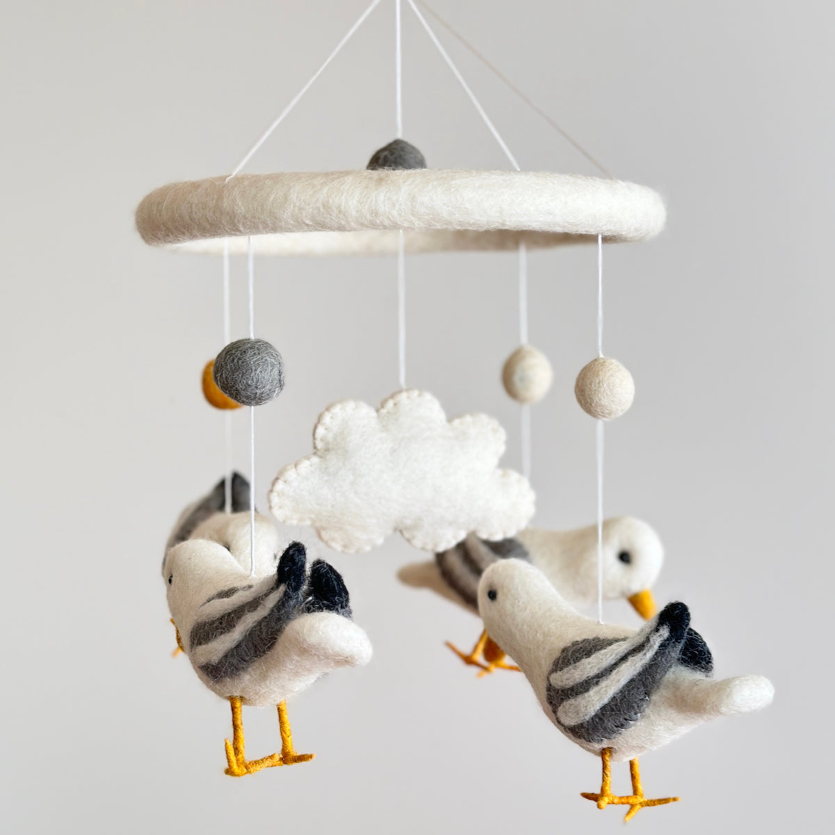 Felt Baby Mobile - Seagull