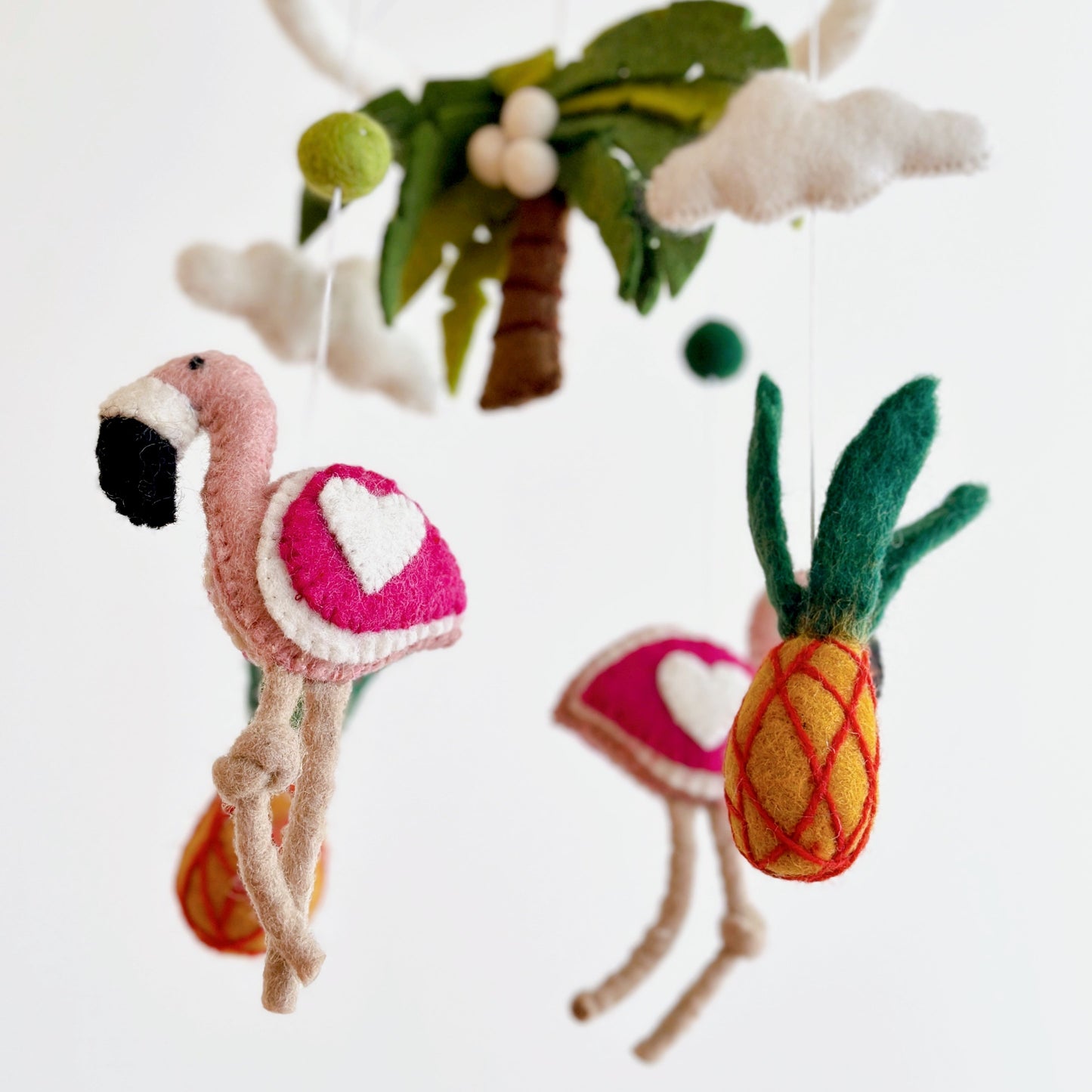 Felt Baby Mobile - Tropical Trio