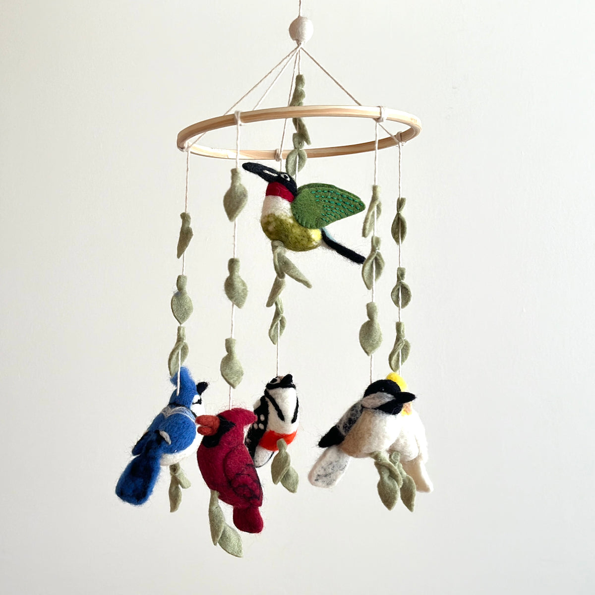 Felt Bird Baby Mobile - Wings of America