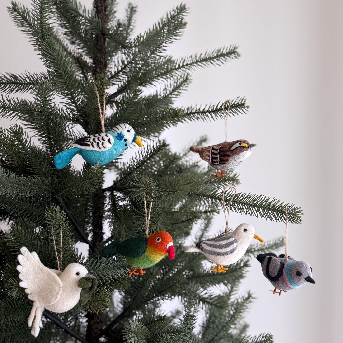Felt Bird Ornaments - C Set