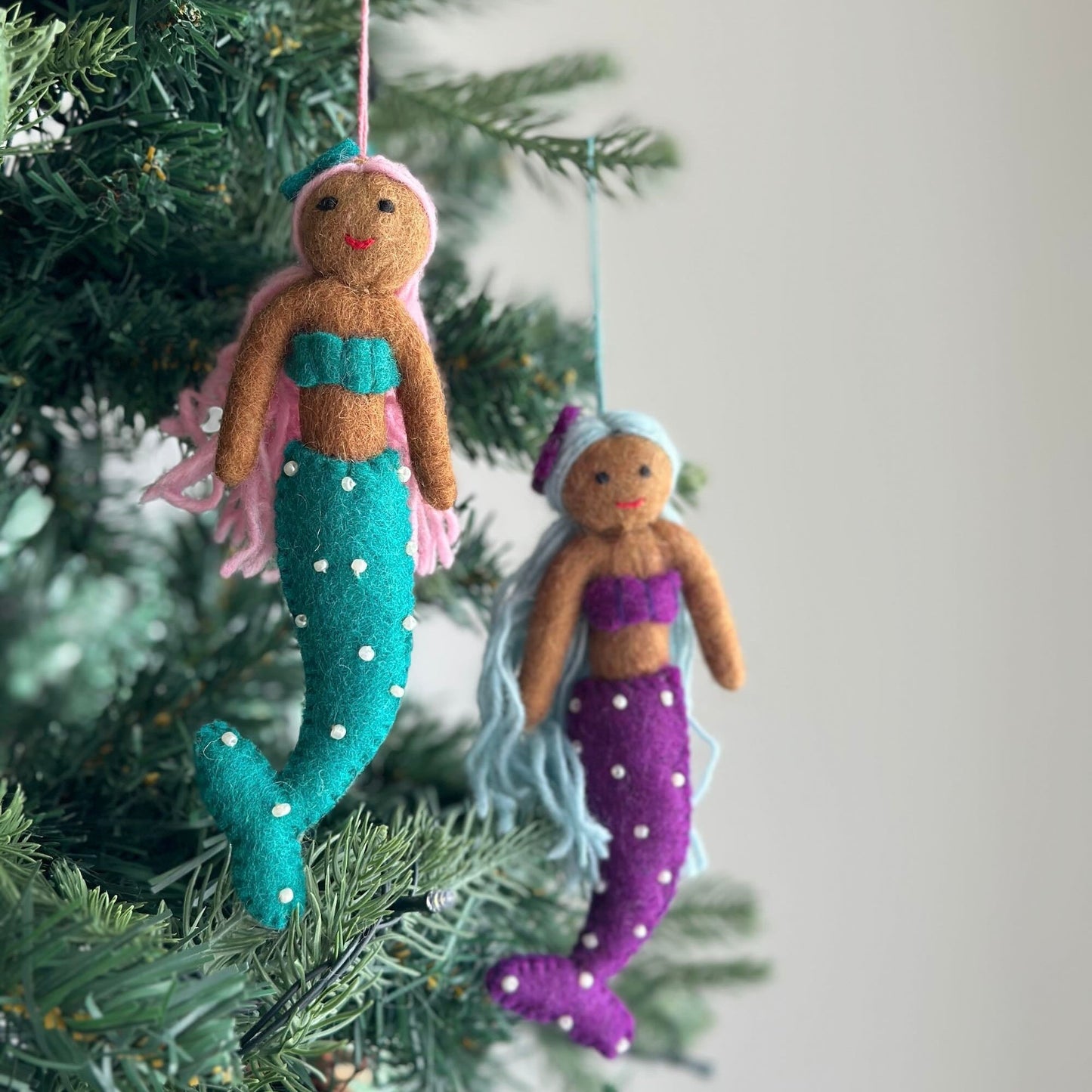 Felt Ornament - Pride Mermaid