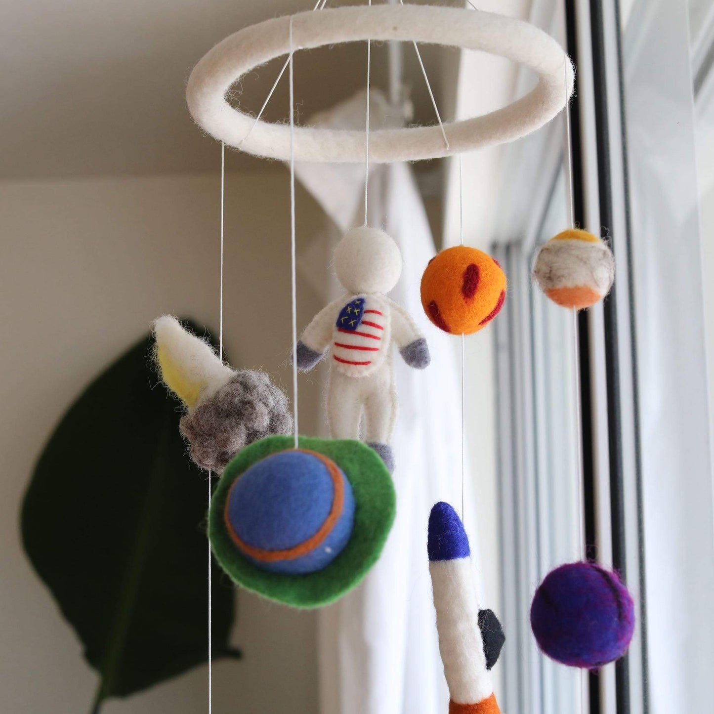 Felt Spaceman Baby Mobile