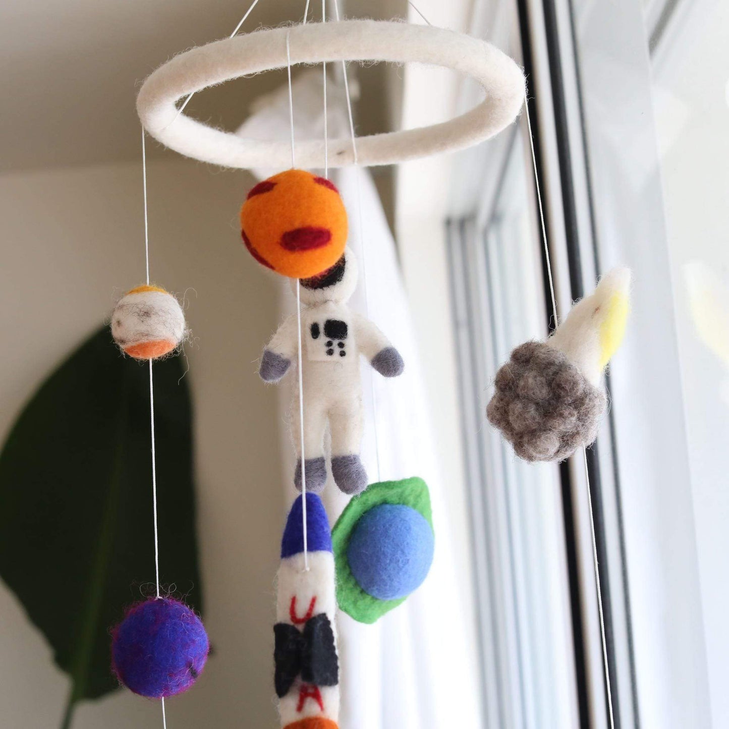 Felt Spaceman Baby Mobile