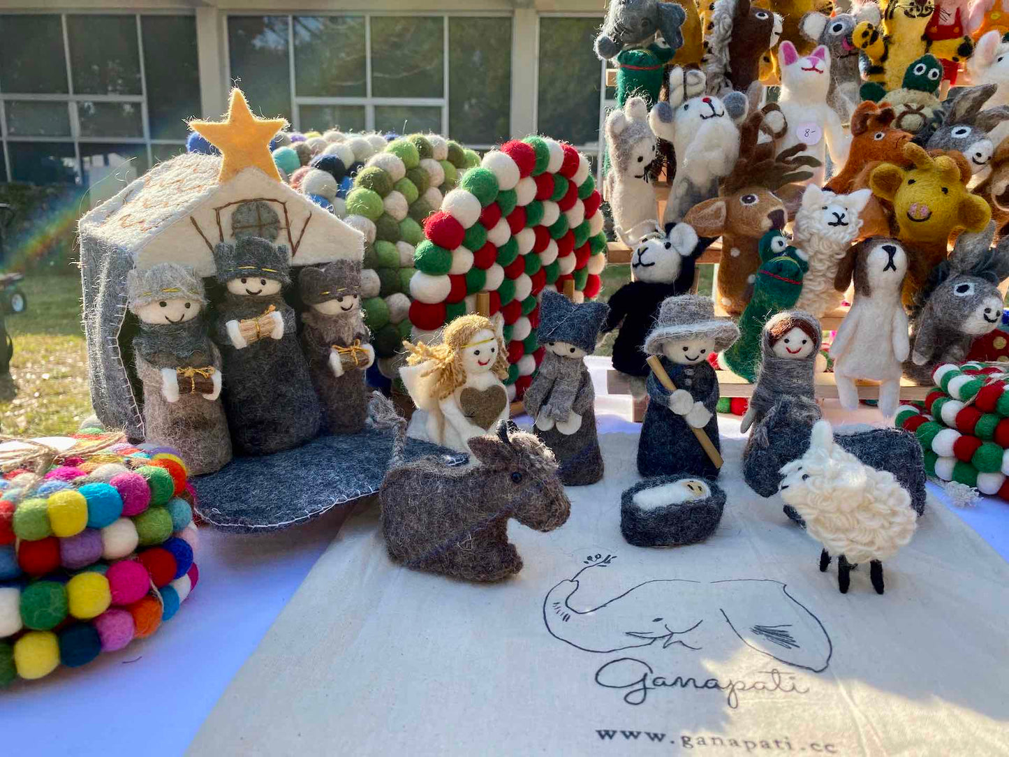 Finger Puppet Story Set—Nativity Scene