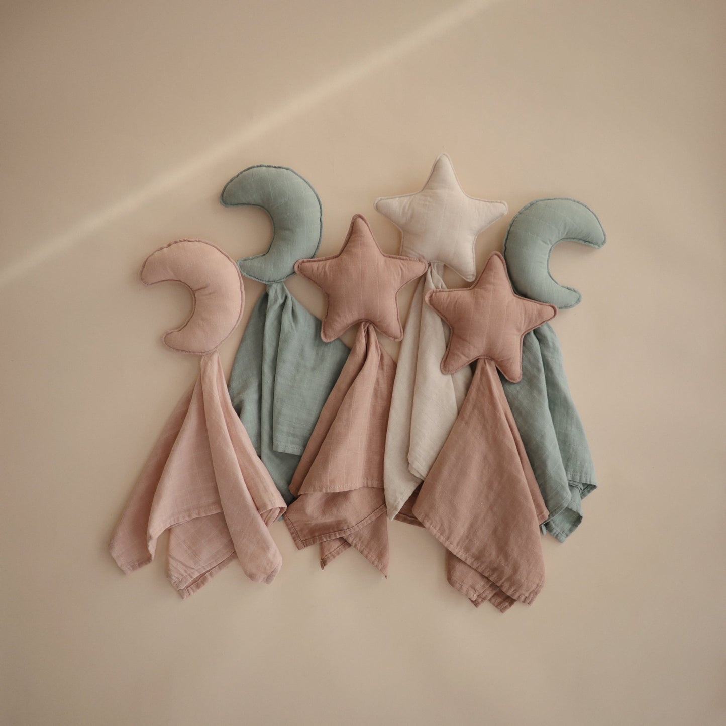 Organic Cotton Moon Lovey Blanket
