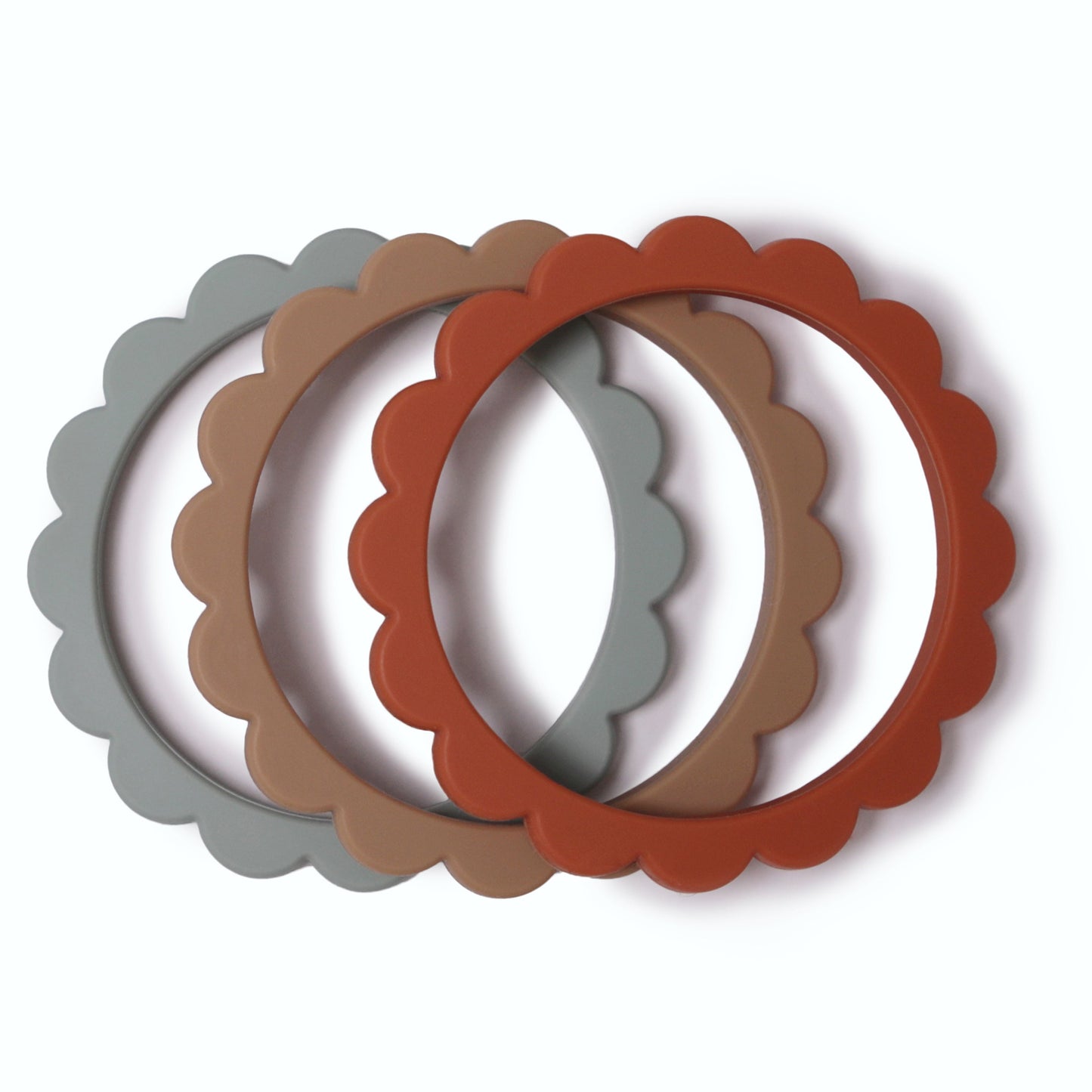 Silicone Flower Teether Bracelets