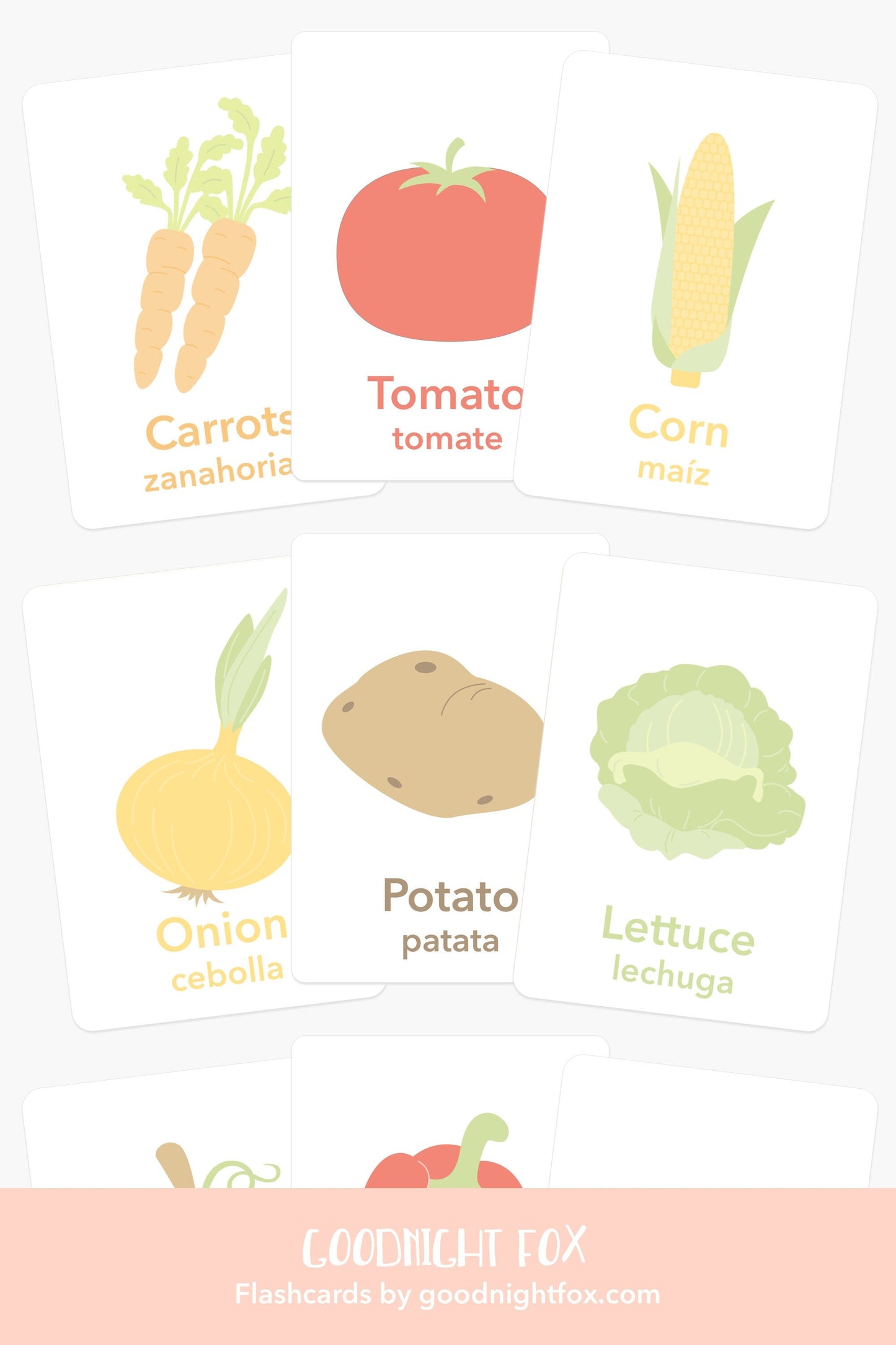 Vegetable Flashcards