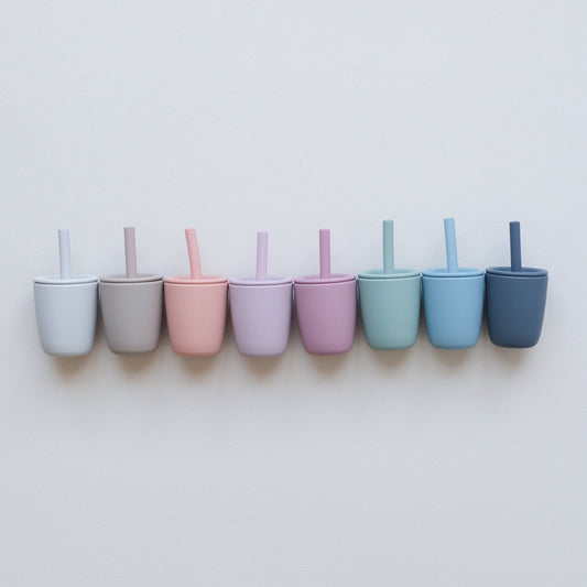 Mini Straw Cup - Silicone Straw Cup for Babies & Young Toddlers