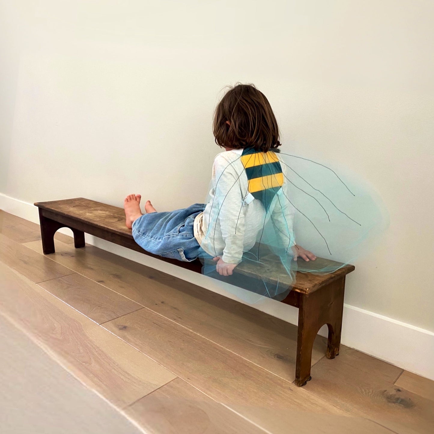 Bumble Bee Wings Costume for Pretend Play 100% Cotton