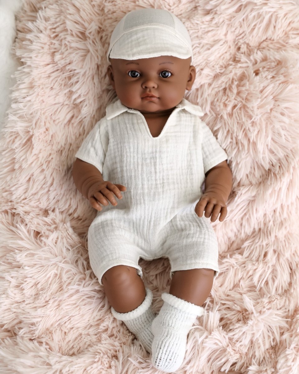 Minikane Doll | 18" Bambini Boy Doll Augustin (Fully Clothed)