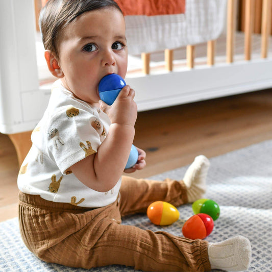 Fun with Sounds Wooden Shaker Eggs
