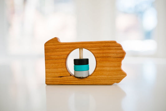 Pennsylvania State Wooden Baby Rattle™