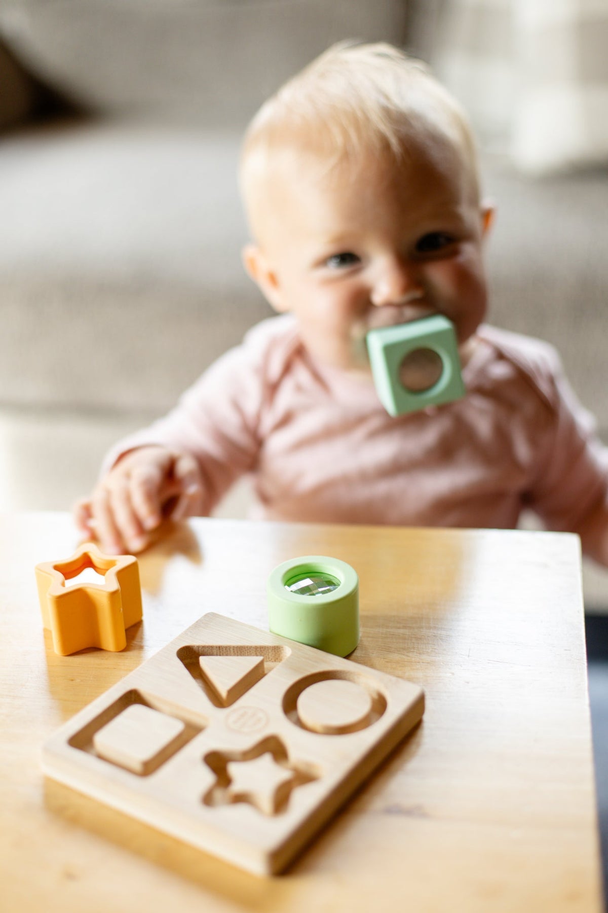 Prism Puzzle - Silicone + Wood