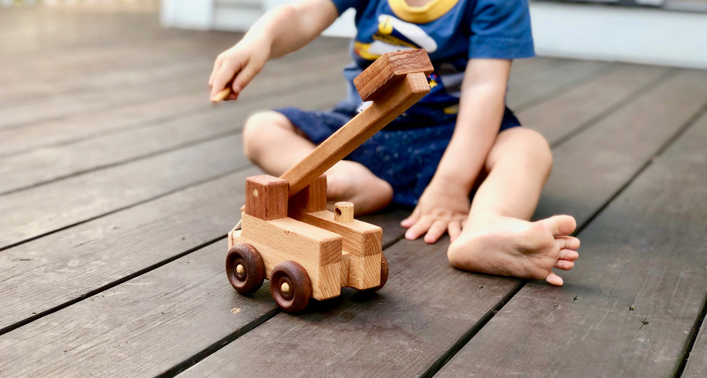 Handcrafted Wooden Catapult Sling Shot Toy