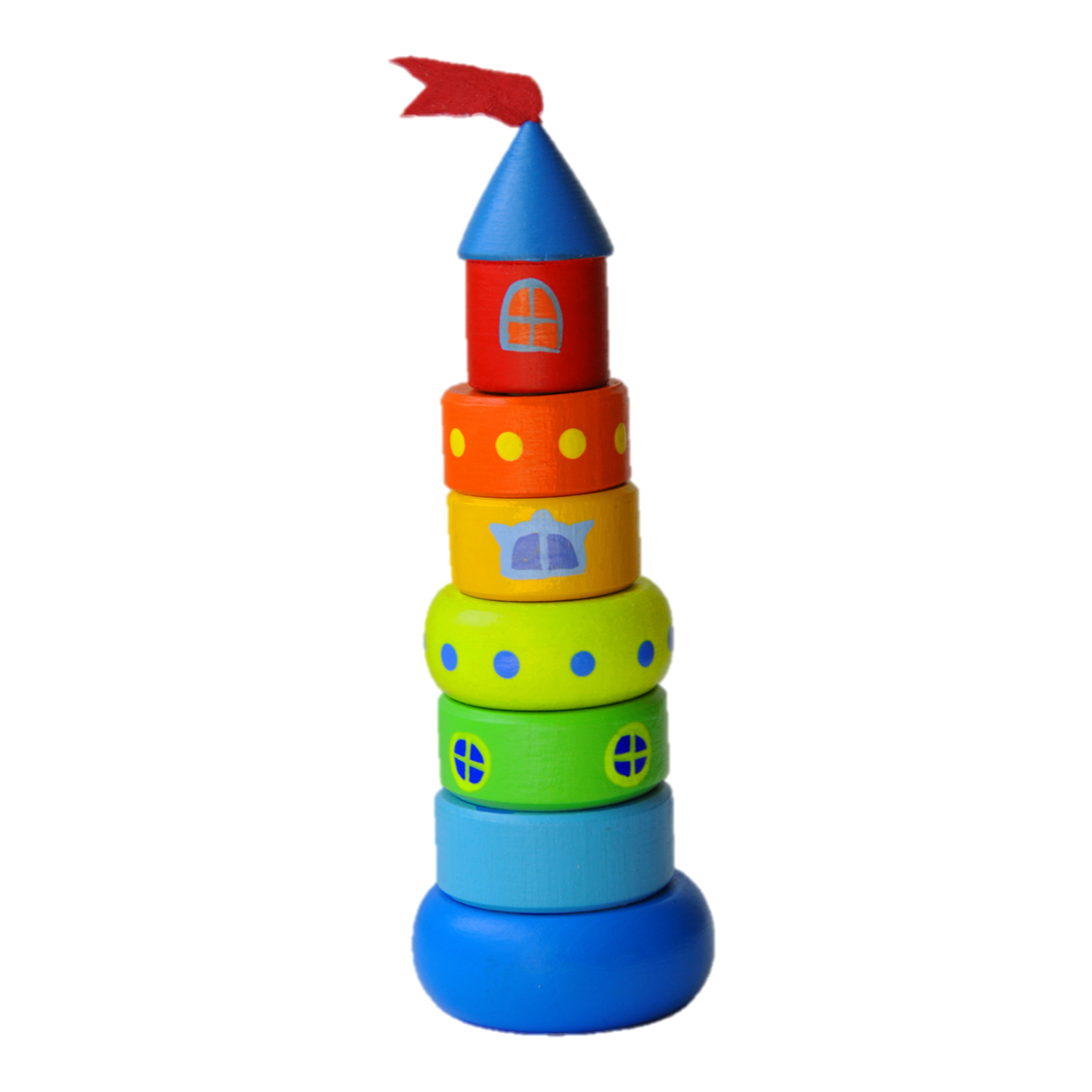 Wooden Stacking Toy - Small Castle