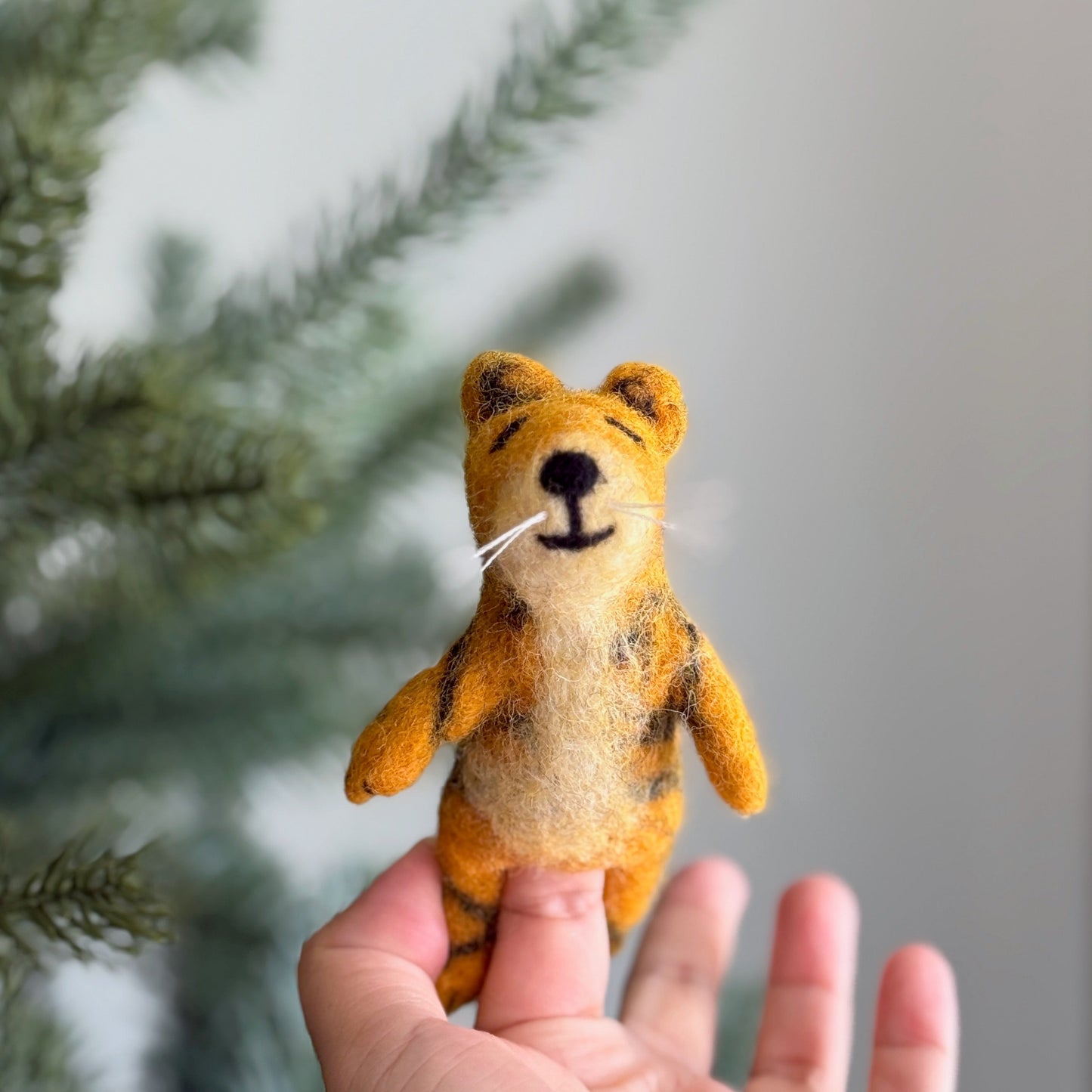 Tiger Finger Puppet