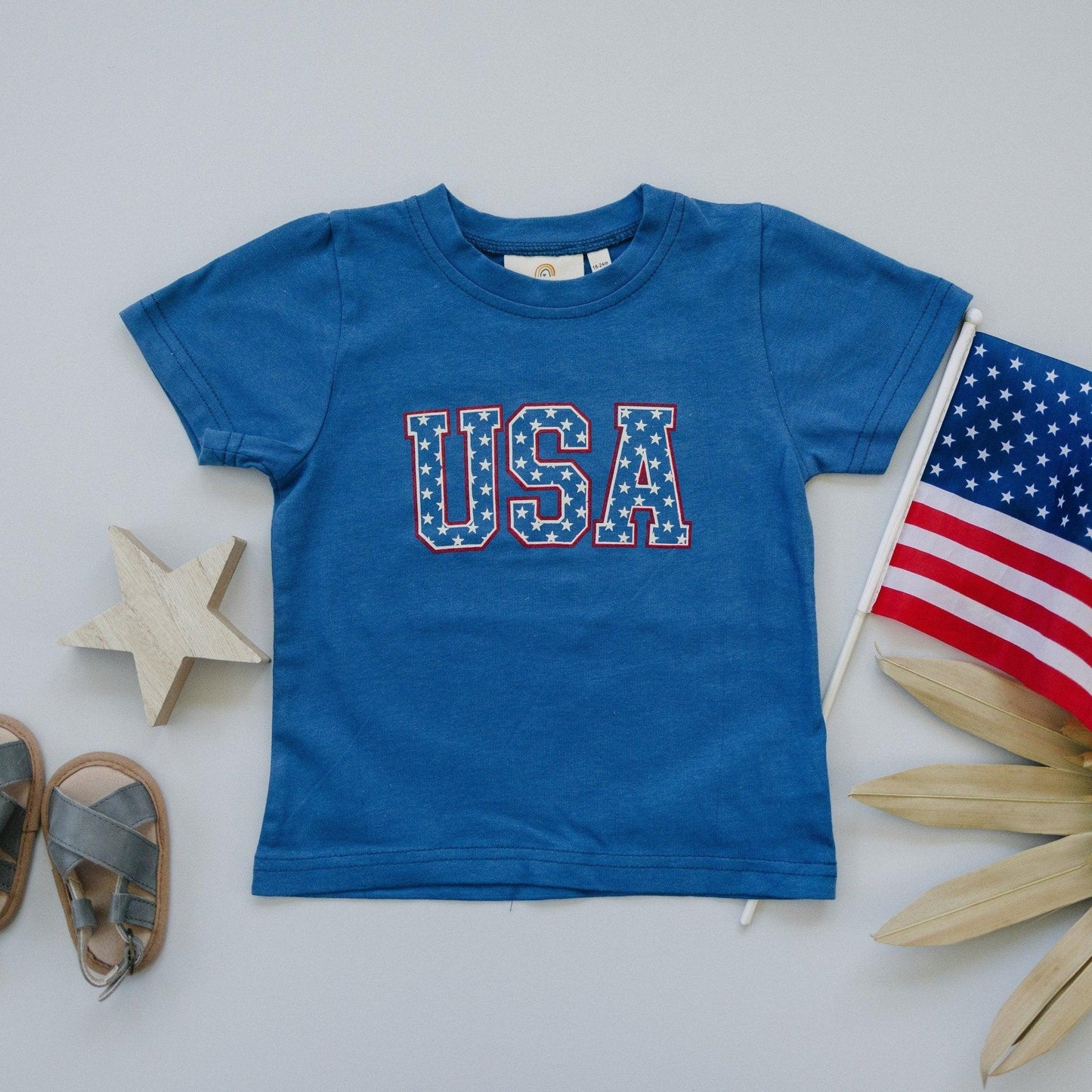 USA Stars Oversized Tee