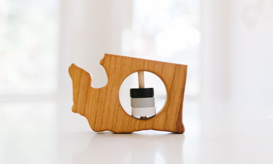 Washington State Wooden Baby Rattle™