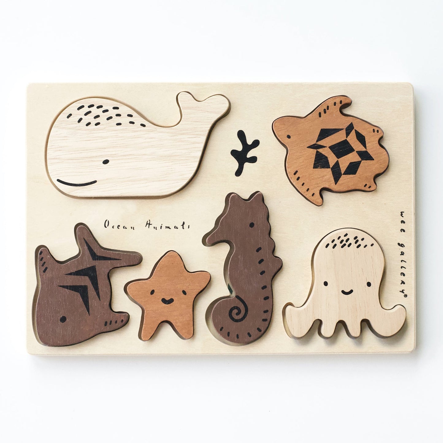 Wooden Puzzle - Ocean Animals