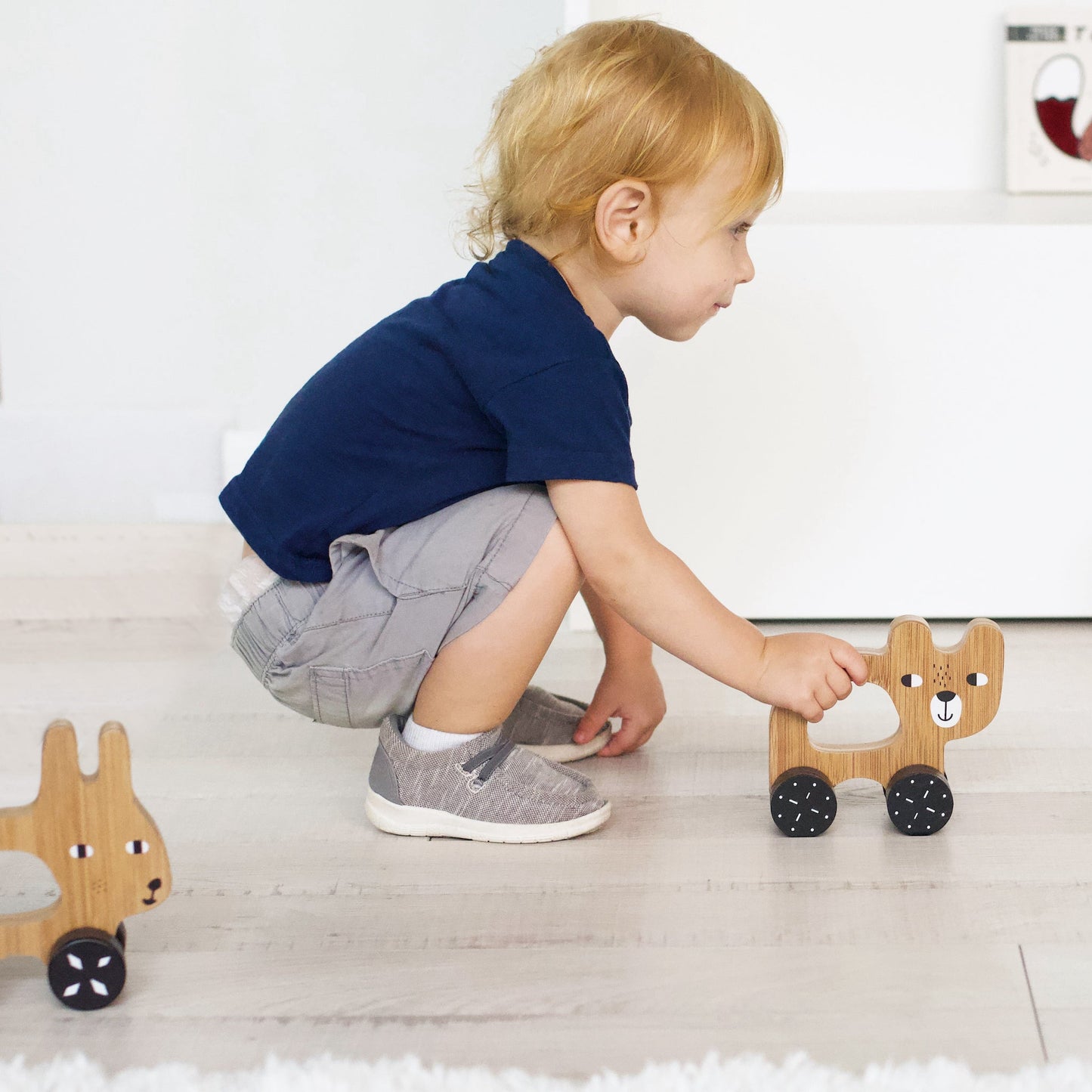 Bunny Push Toy by Wee Gallery