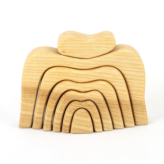 Natural Caves Wooden Stacking Toy