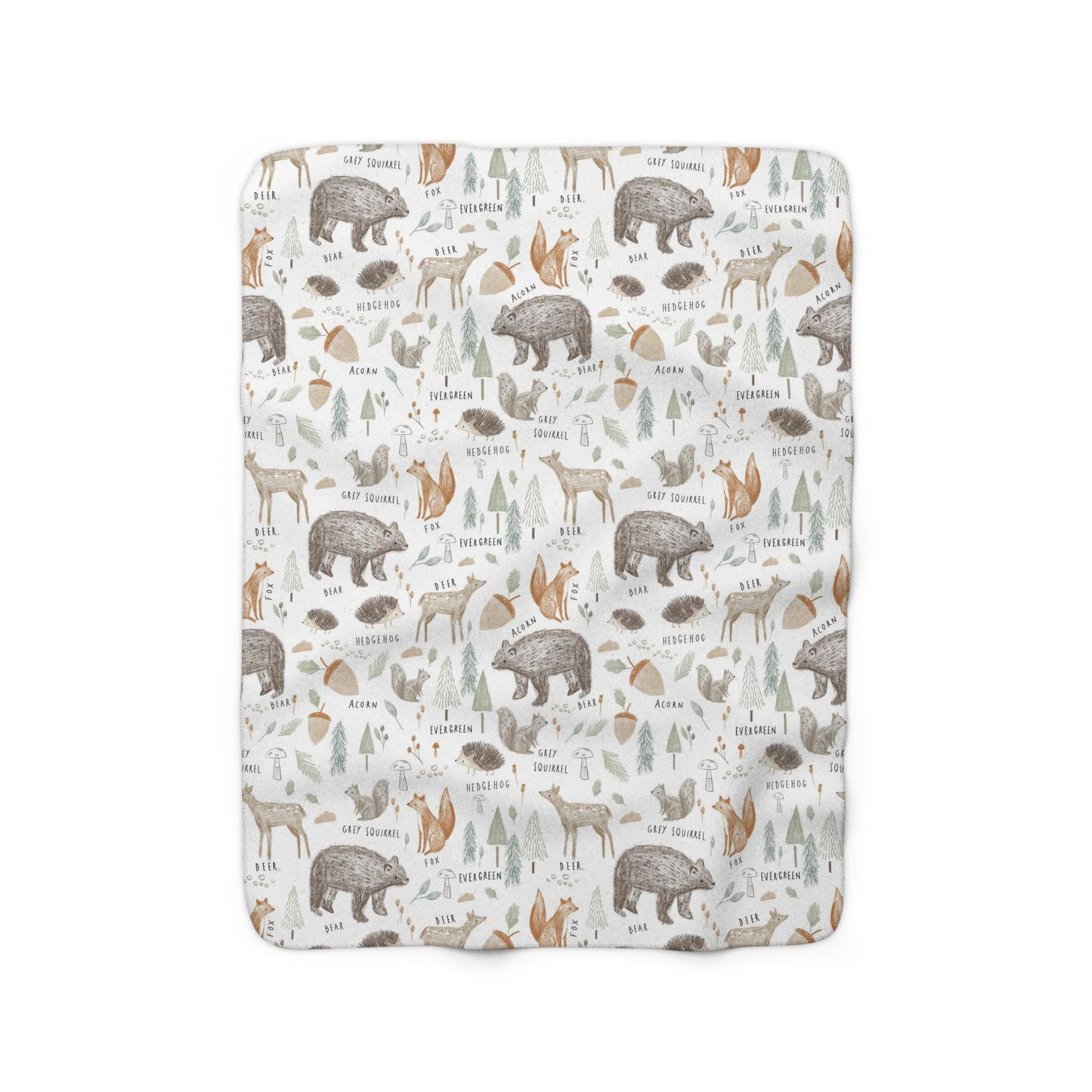 Baby Animals - Vintage Baby Blanket