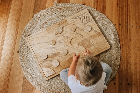 Solar System Wooden Large Learning Puzzle