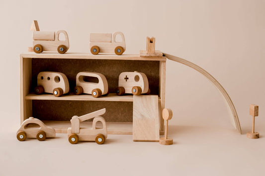 Wooden Vehicle Play Set