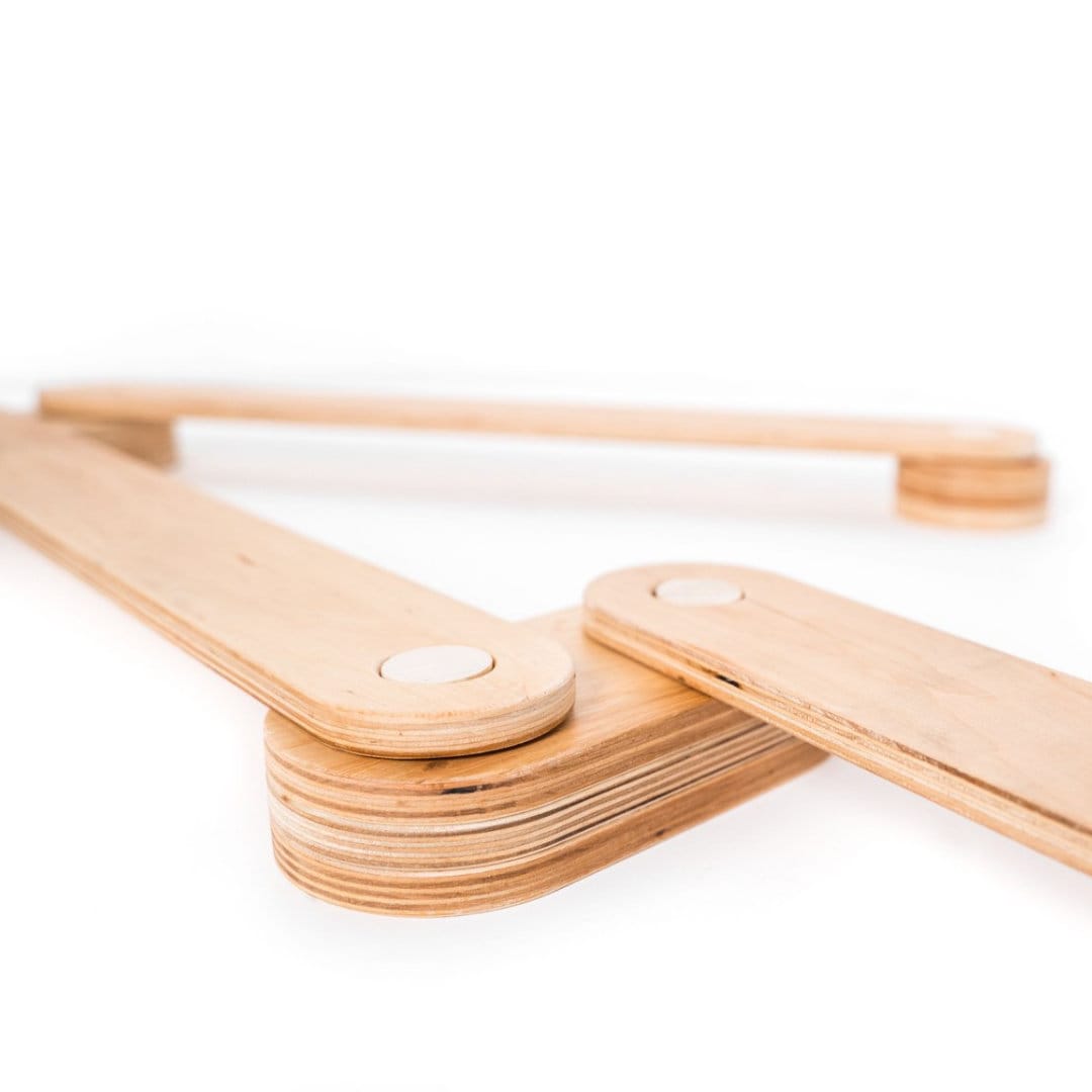 Wooden balance beam for children