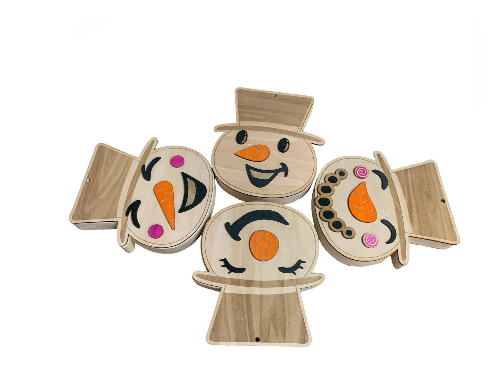 DIY Snowman Face Sled Art Kits for Kids and Adults – Teresa's Spot for All  Things Art
